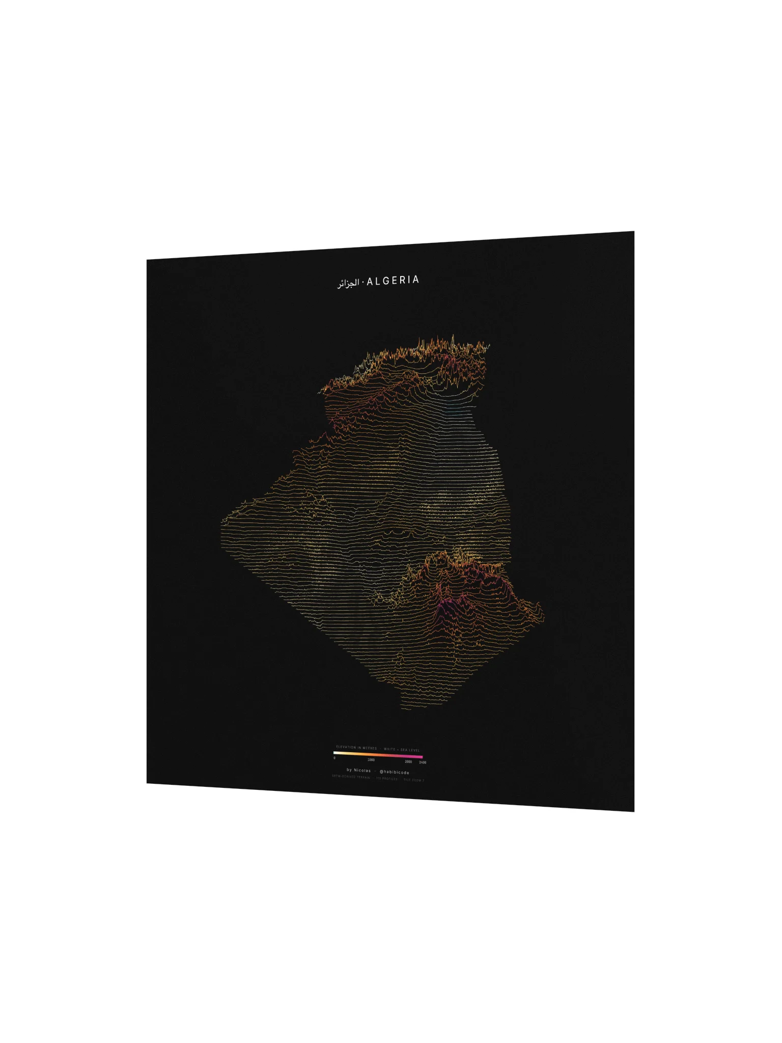 Ridgeline Poster - Algeria product image (2)