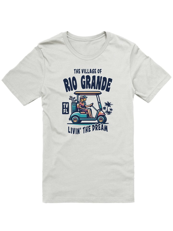 The Village of Rio Grande TV FL Golf Cart Design T-Shirt product image (6)