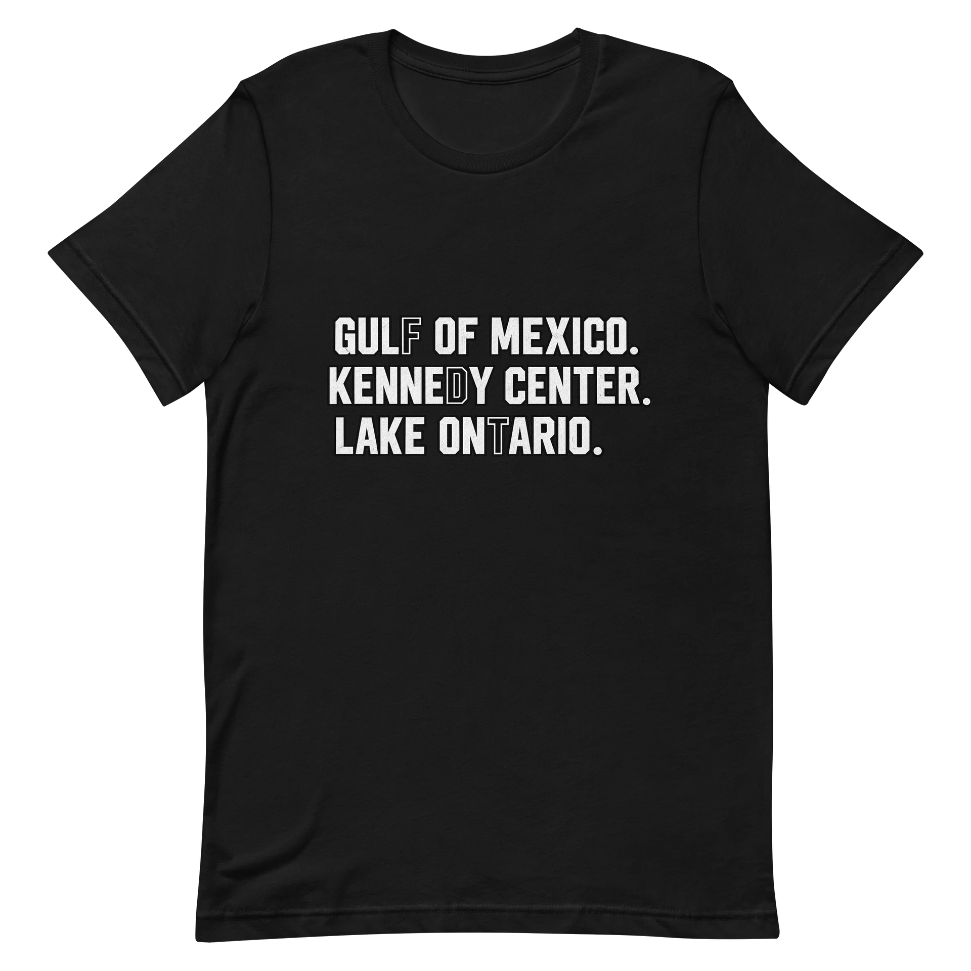 Gulf of Mexico ,Kennedy Center, Lake Ontario Graphic T-Shirt. product image (2)