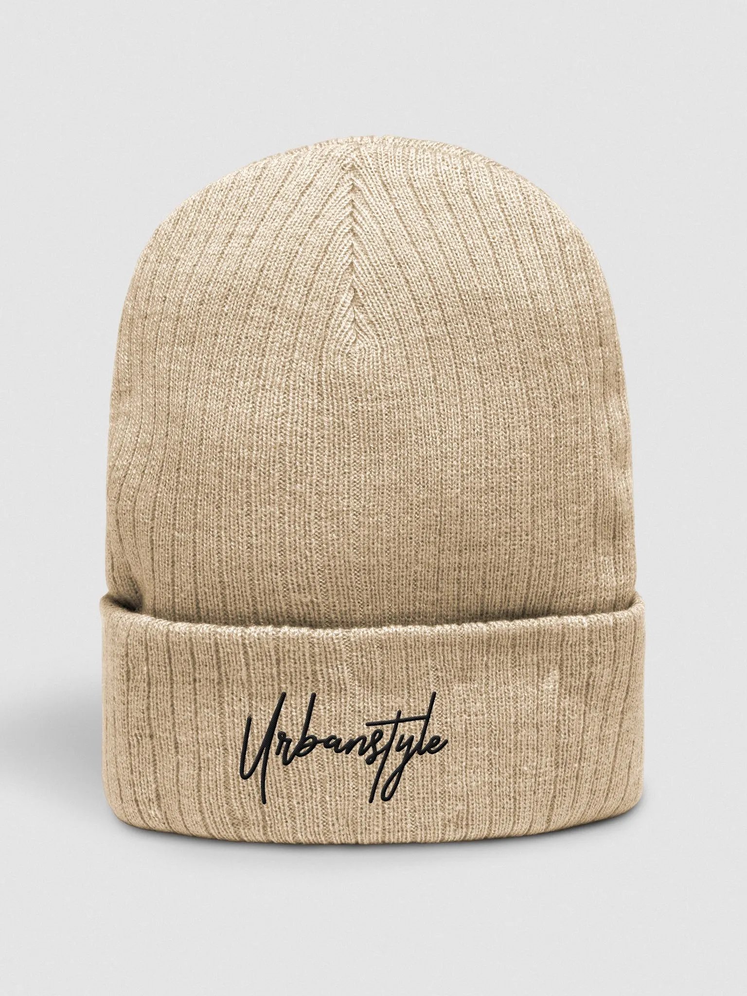 Eco-Friendly Ribbed Knit Beanie product image (1)