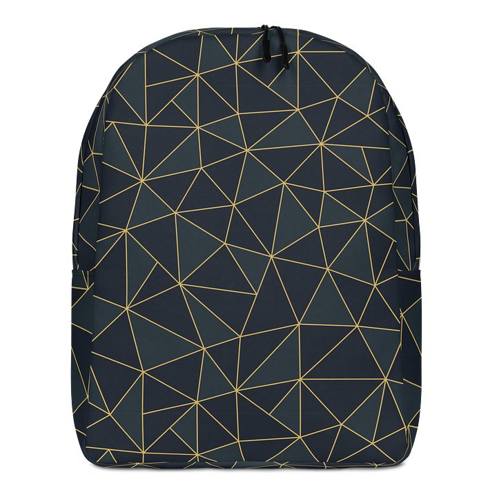 Stylish Polygonal Geometric Minimalist Backpack Design product image (1)