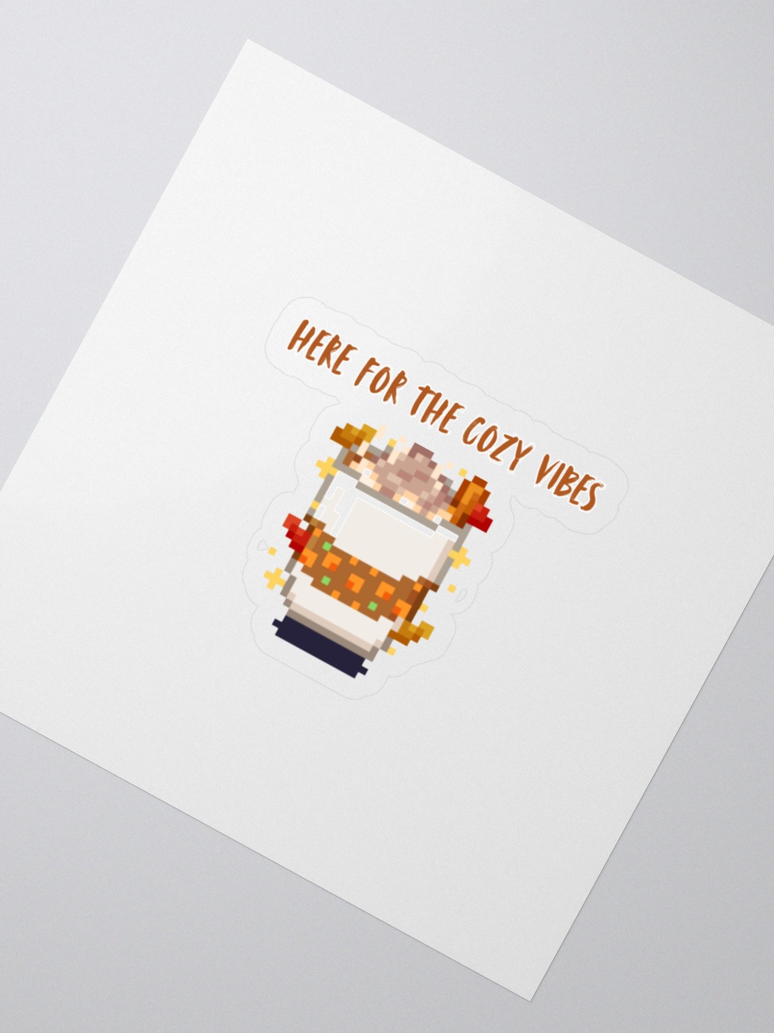 Cozy vibes Sticker product image (2)