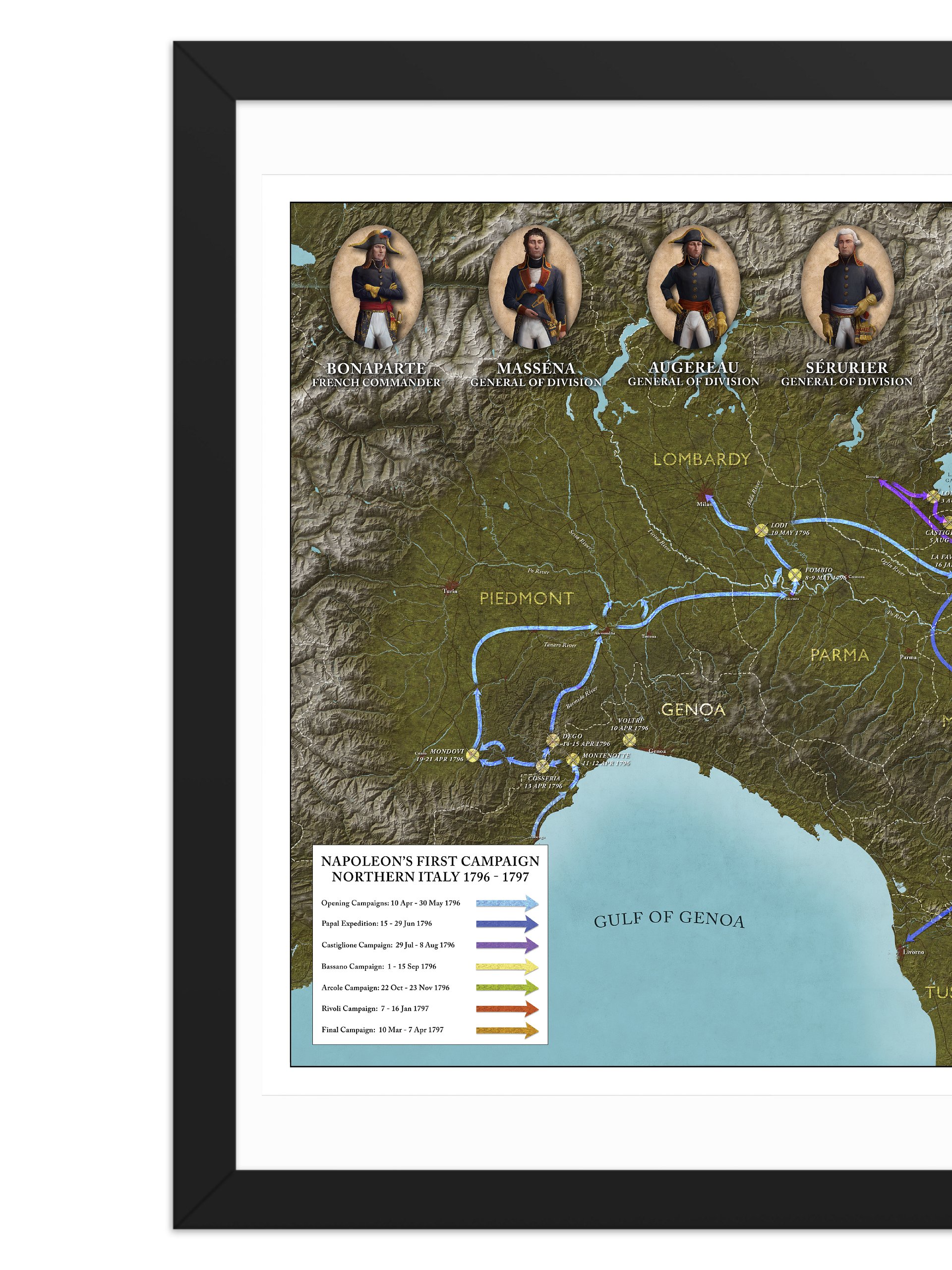 Napoleon's First Campaign - Framed Poster product image (2)