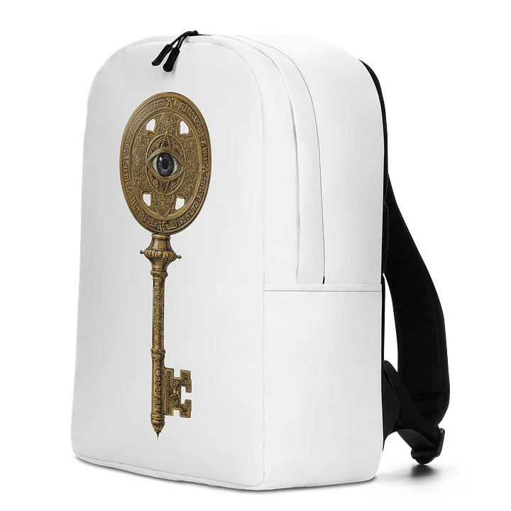 The Gatekeeper’s Key All-Over Print Minimalist Backpack | 15″ Laptop Fit product image (2)