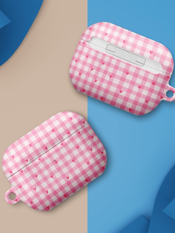 Be Mine Gingham AirPods® Pro Gen 1 and 2 Gen 1 and 2, Gen 3 Cases. product image (6)
