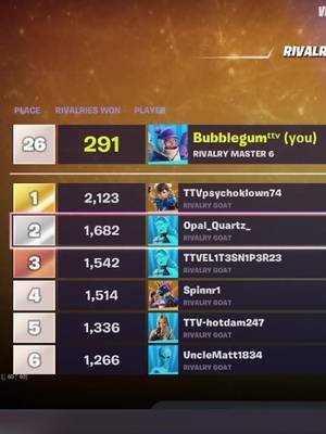 How many rivalries CAN you get in a single game?? #fortnite #fortniteclips #gaming #rival #battleroyale 