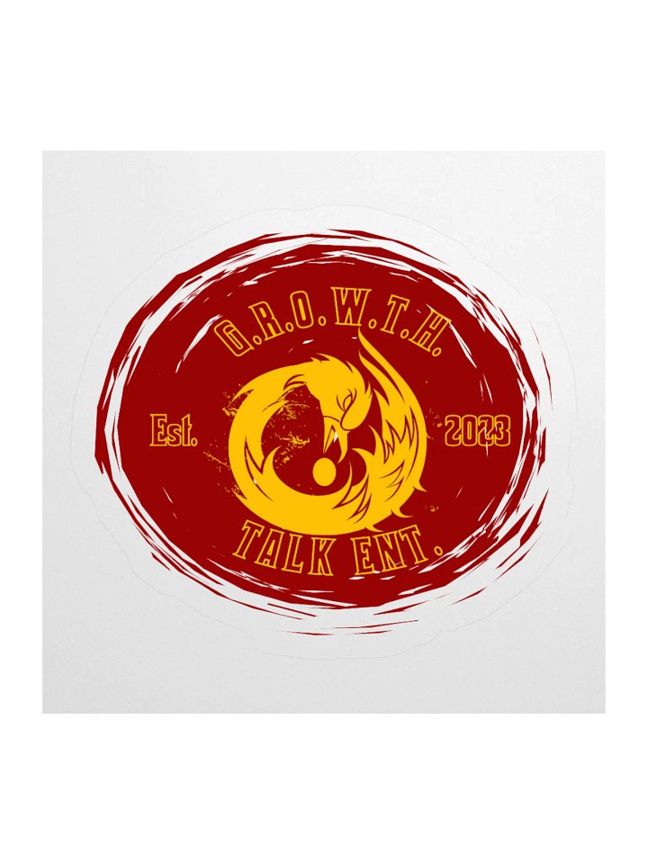G.R.O.W.T.H. Talk Sankofa sticker (wine) product image (1)