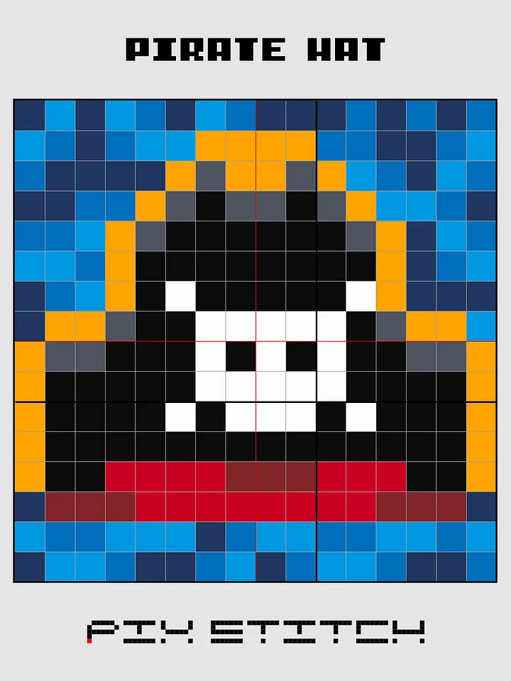 Pirate Hat Pixel Art product image (2)