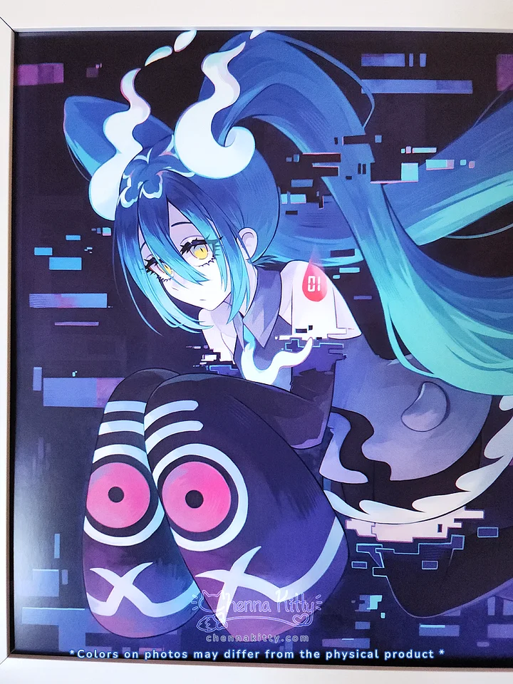 Ghost Miku - 11 x 17 Large Print product image (2)