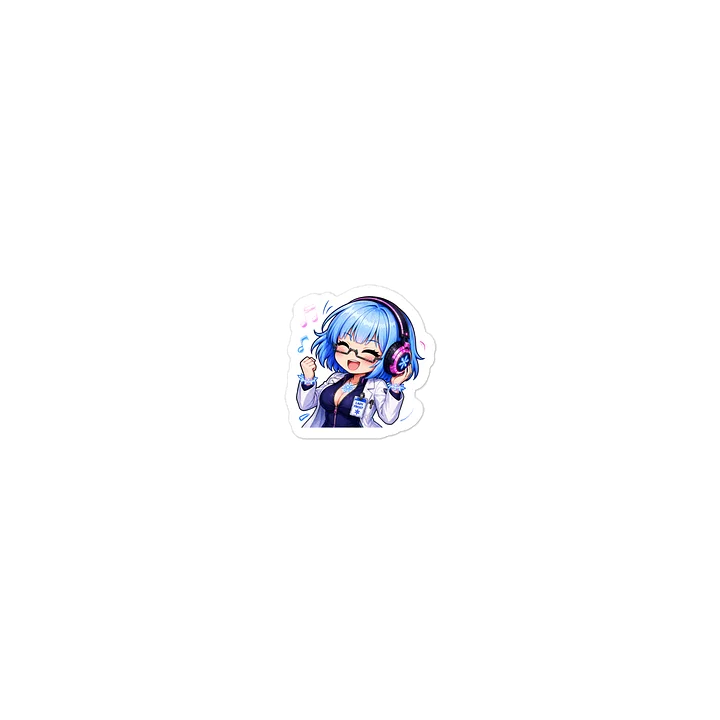 Lady Frost Music Emote - Die Cut Sticker product image (2)