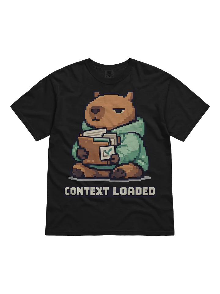 Context Loaded Capybara T-Shirt product image (1)