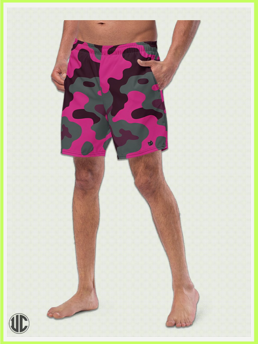 Savage Woodland Camo – Men’s Swim Trunks product image (1)