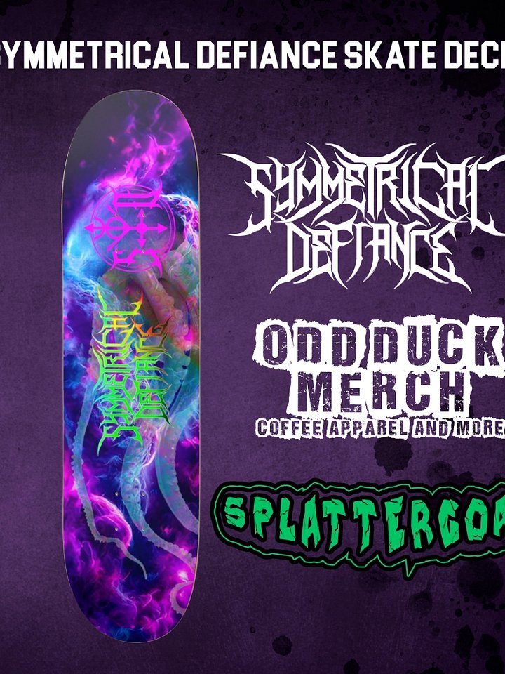 Symmetrical Defiance Skate Deck product image (1)