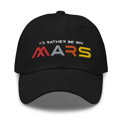 I’d Rather Be on Mars Hat Image 1