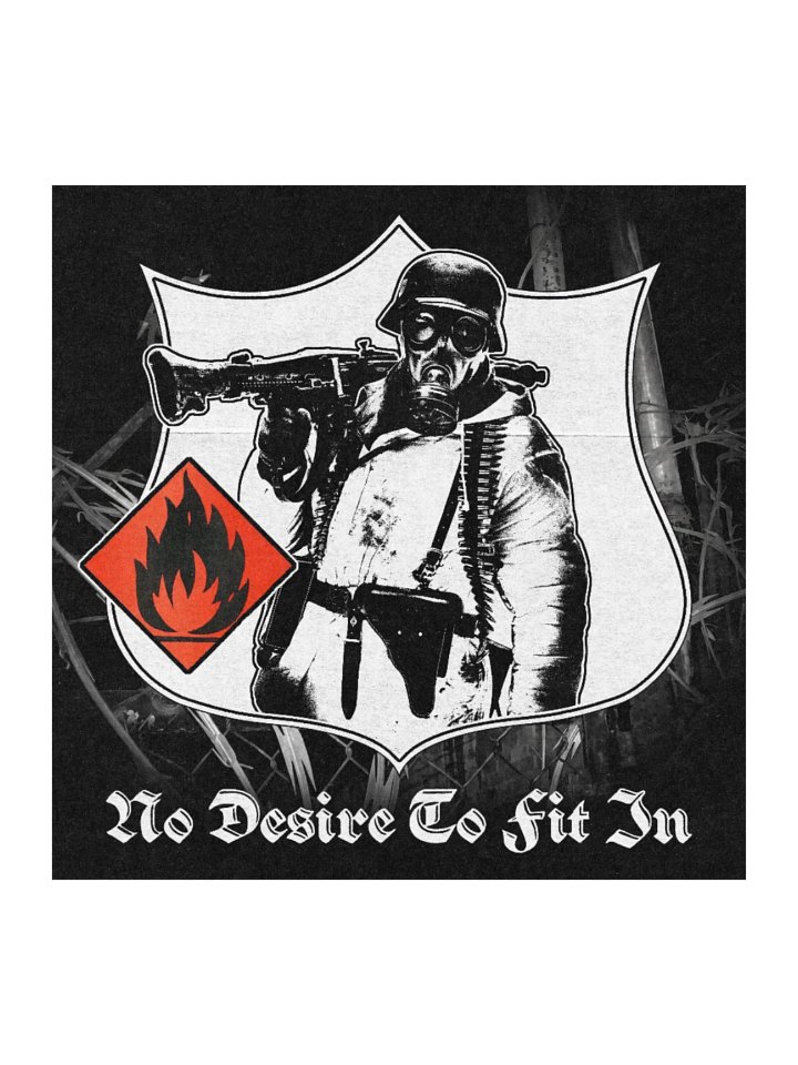 "NO DESIRE TO FIT IN" STICKER product image (1)
