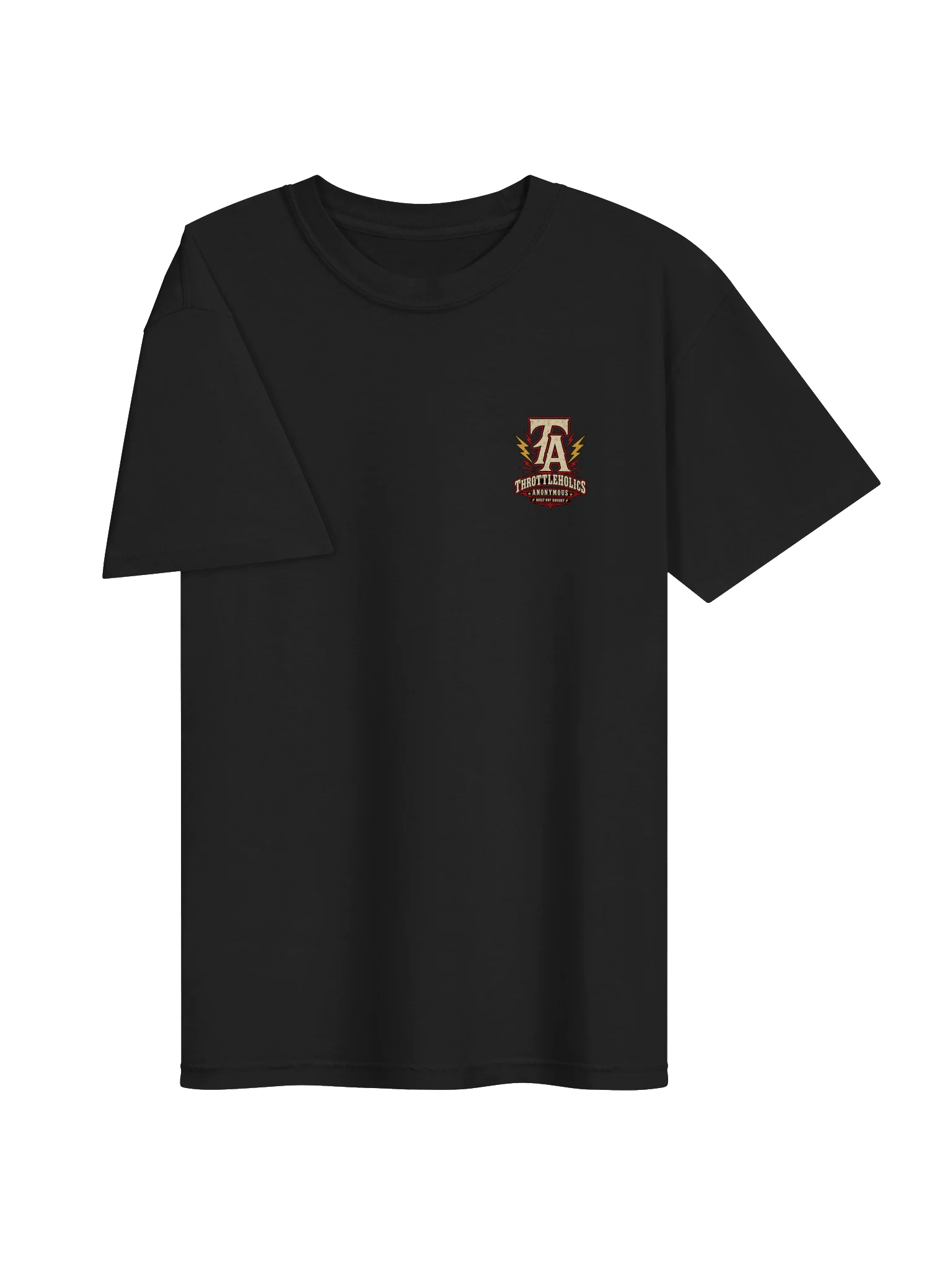Built Not Bought | Old School Chopper Motorcycle Tee product image (3)