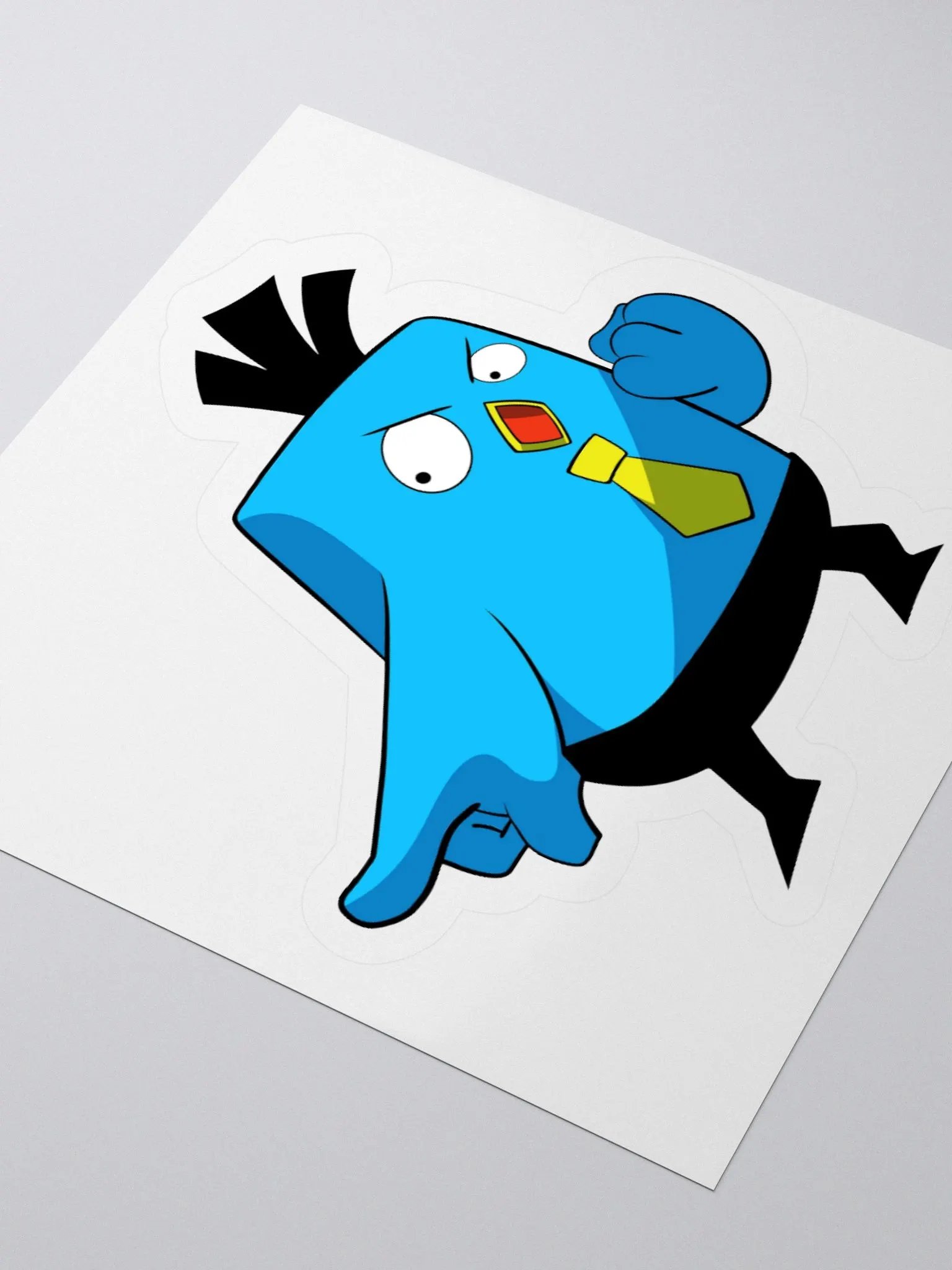 Pointing Chicken Vinyl Sticker product image (3)