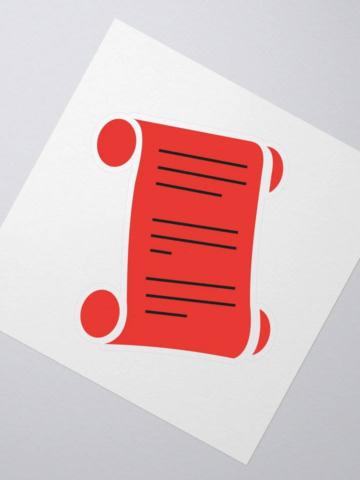 The Forbidden Scrolls Logo Sticker product image (2)