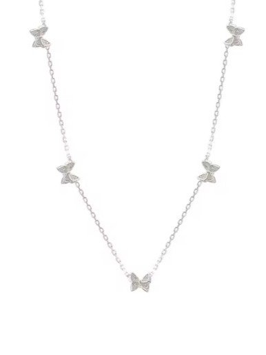 عقد "فراشات الضياء" – سحر الطبيعة بالفضة product image (1)