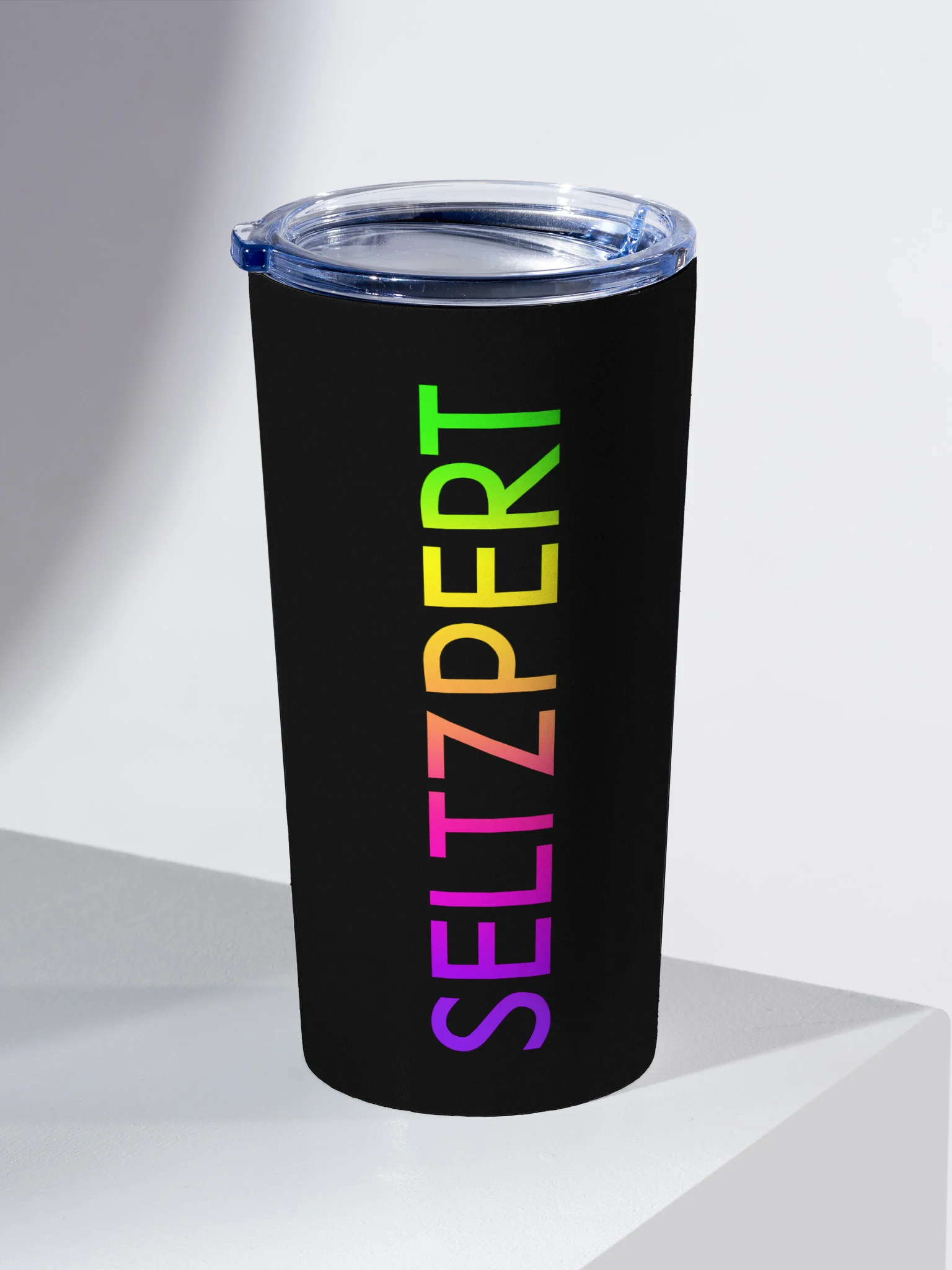 Seltzpert Drink Tumbler (Black) | Rainbow Paradise product image (2)
