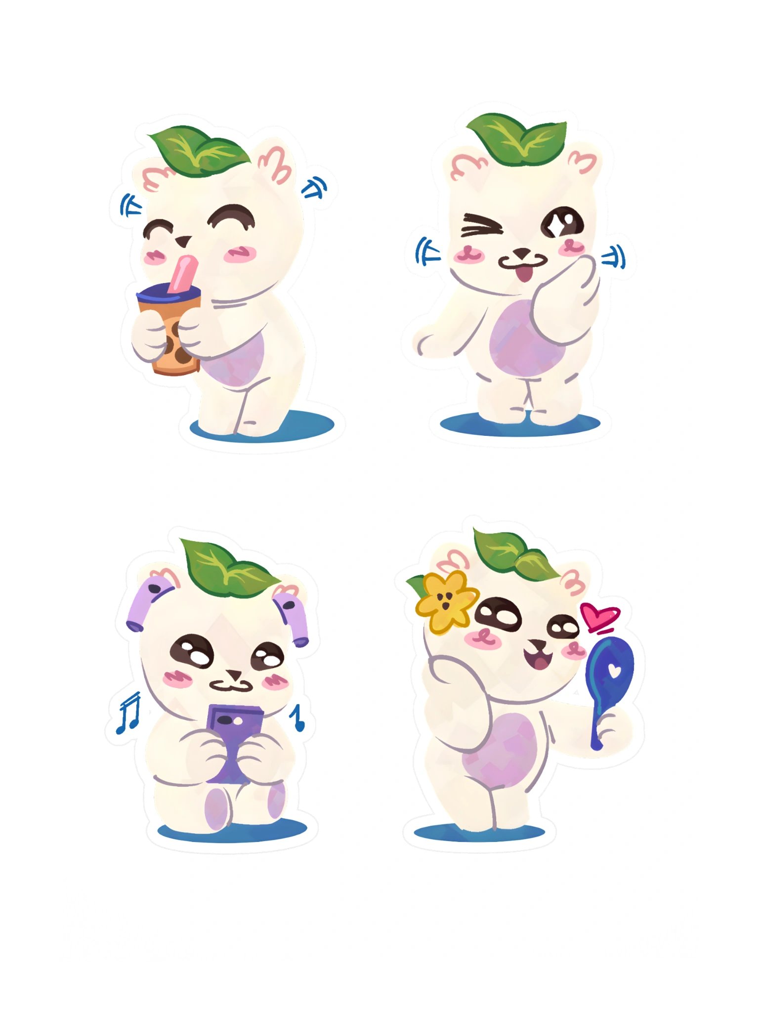Patsy Mink Stickers MINI MINKY STICKER PACK #1 | Minky