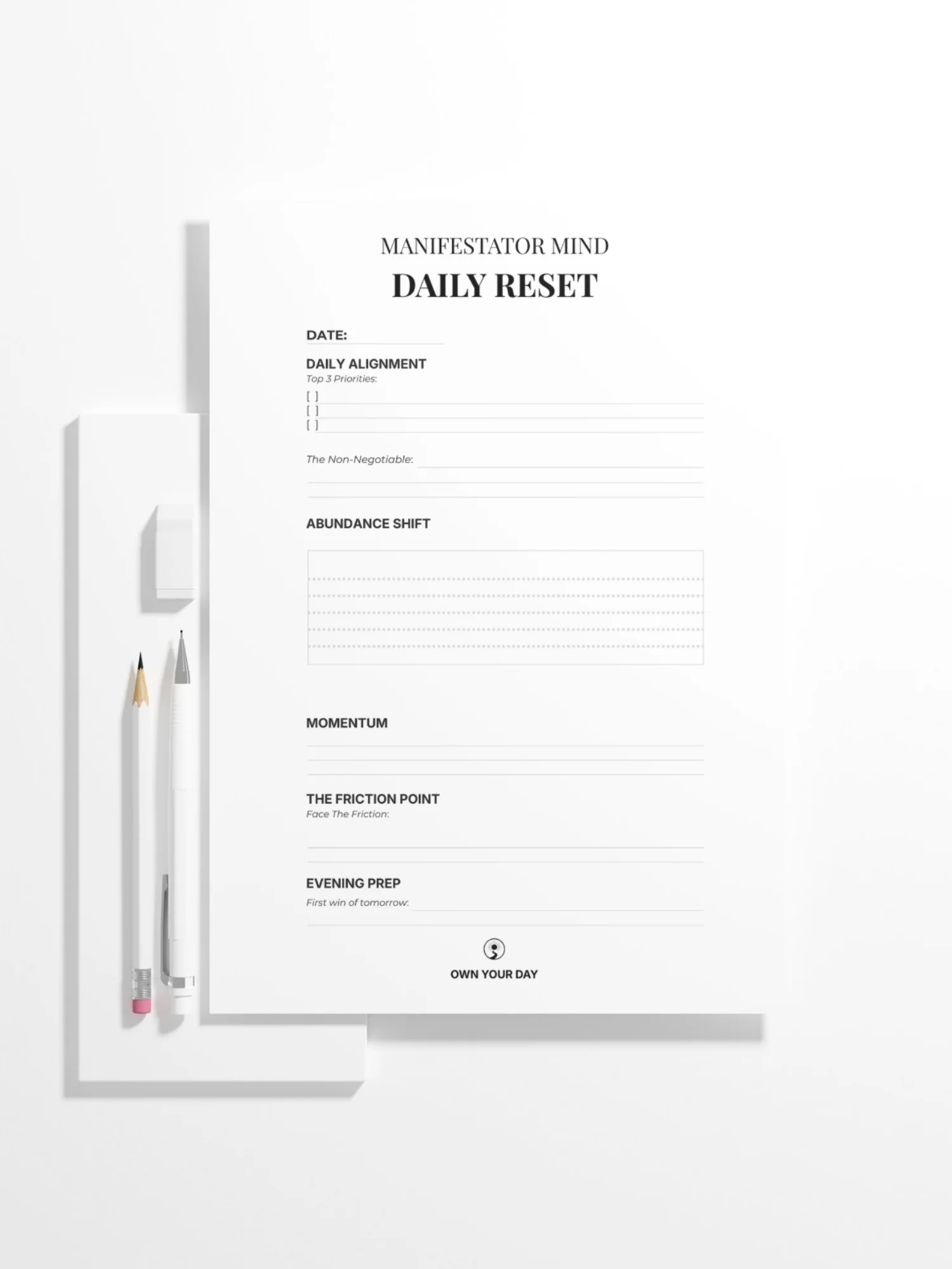 MANIFESTATOR Daily Reset System product image (4)