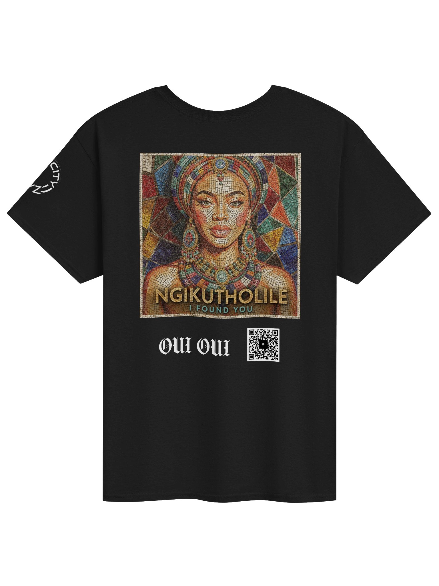 NGIKUTHOLILE (I Found You) Scan Tee - Zulu Afro-House Art Shirt product image (1)