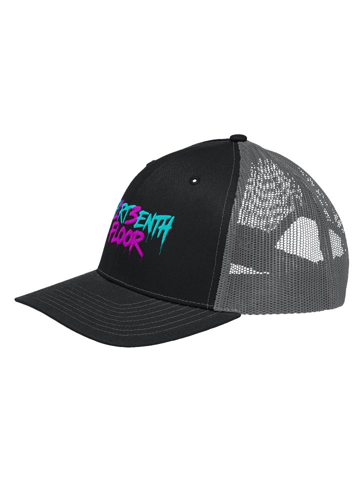 TH1RT3ENTH FLOOR Neon Graffiti Trucker Hat product image (2)