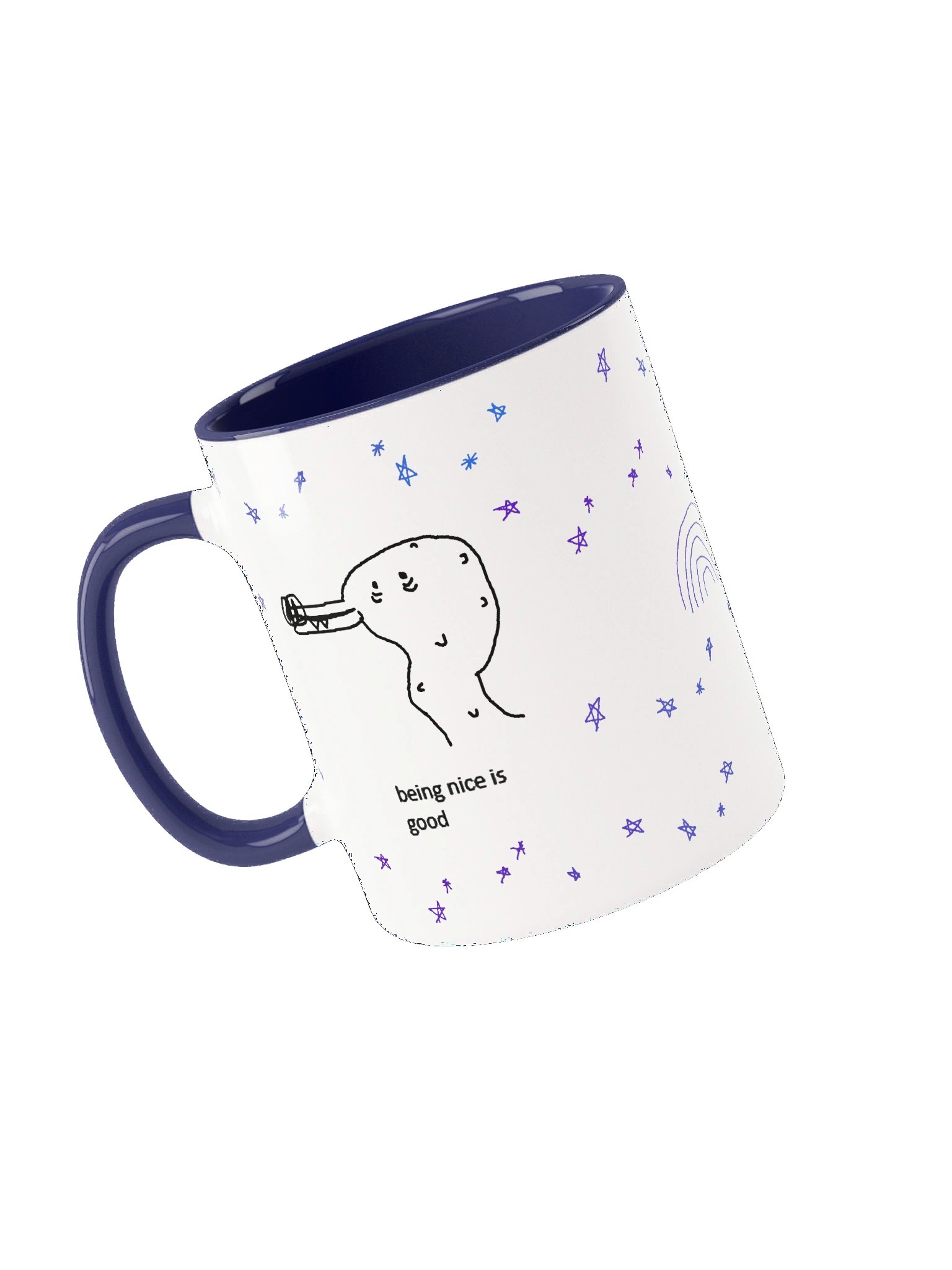 "being nice is good" dragon mug product image (11)