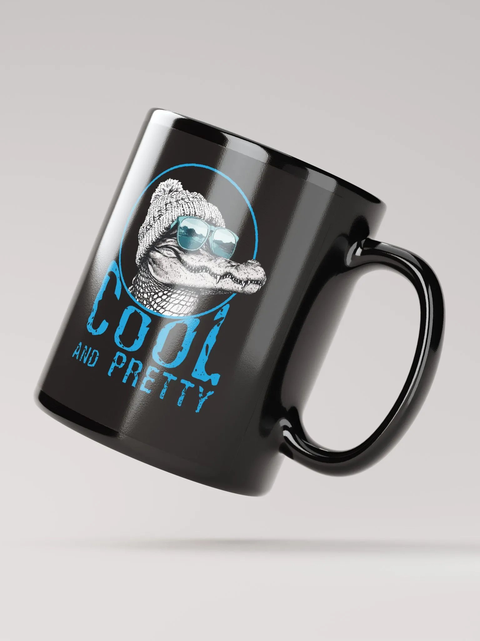Alligator Cool And Pretty | Black Mug product image (3)