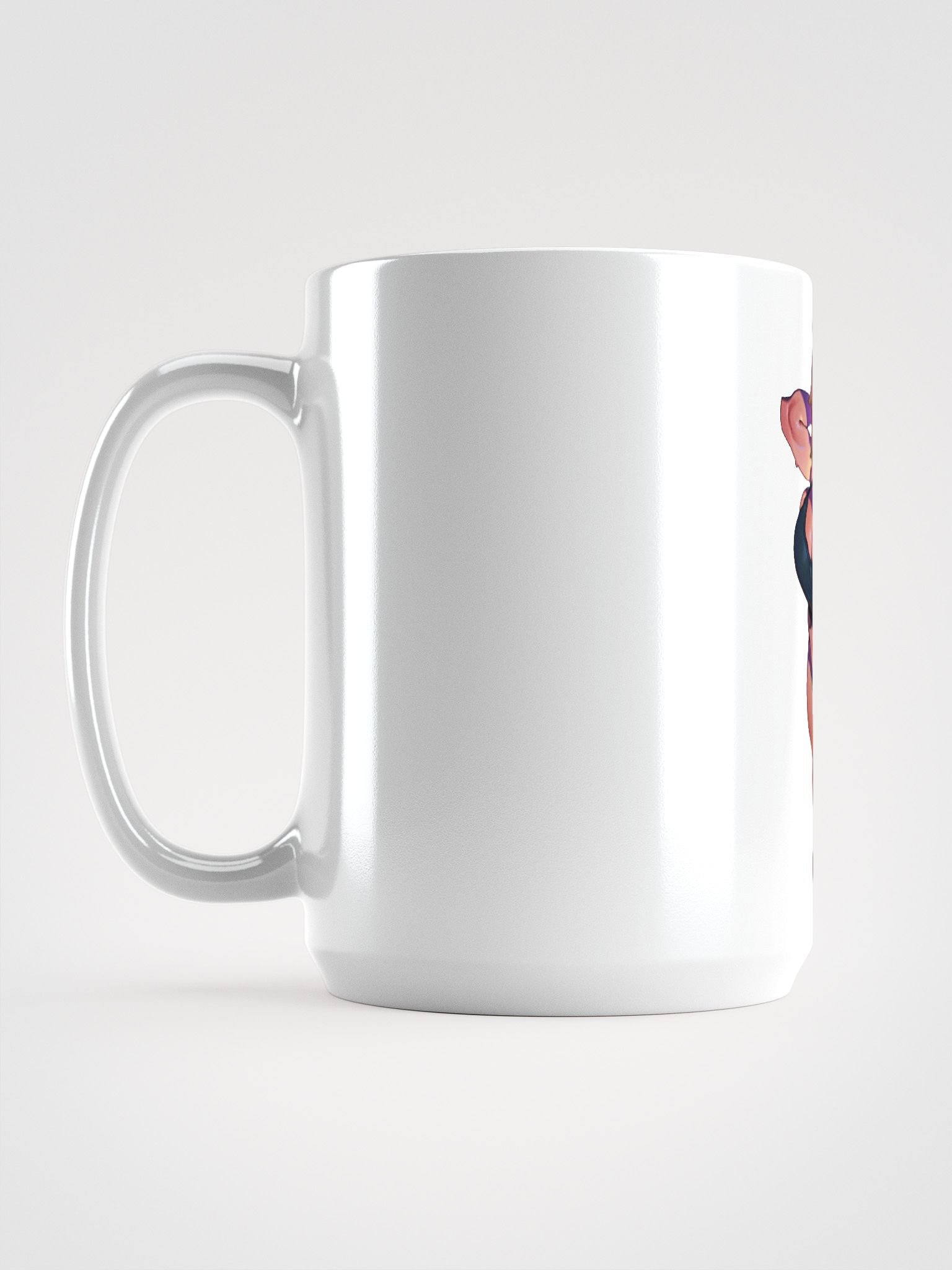 Blonde Curvy Girl Holding Mug product image (1)