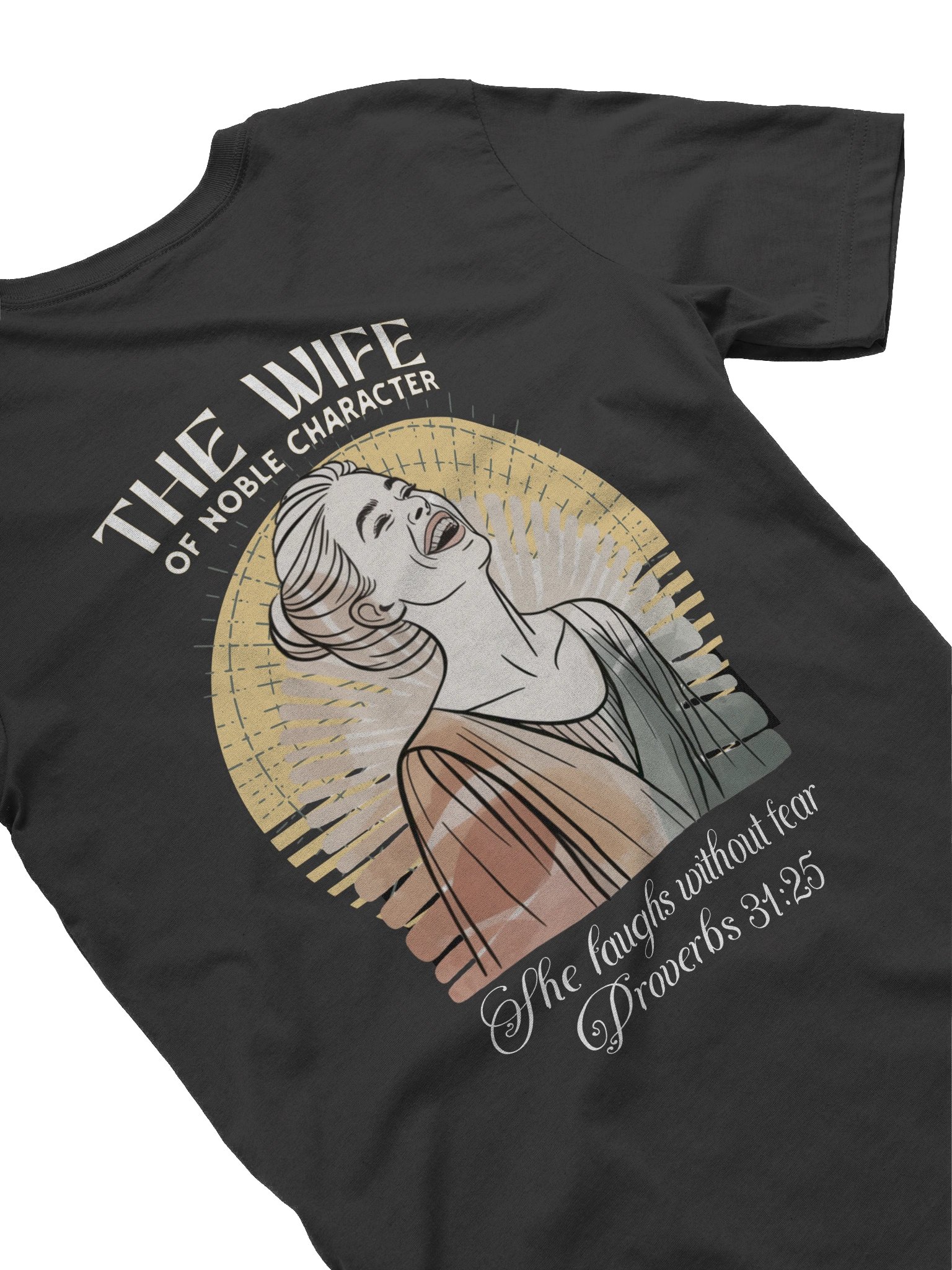Proverbs 31:25 Women’s Tee "She Laughs Without Fear" product image (3)