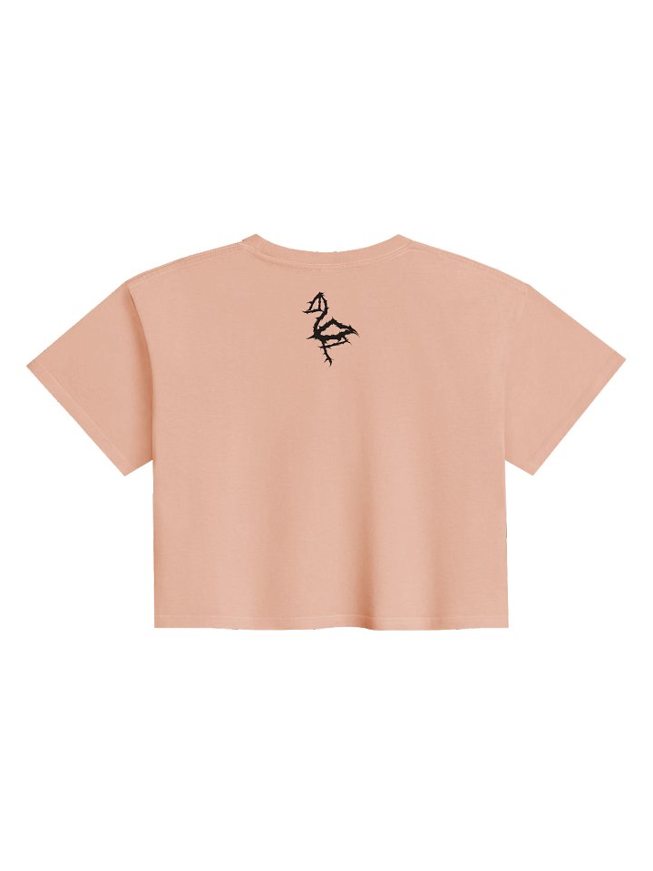 DEATH METAL Empathy is Power Crop Top (Lighter Colours) product image (2)