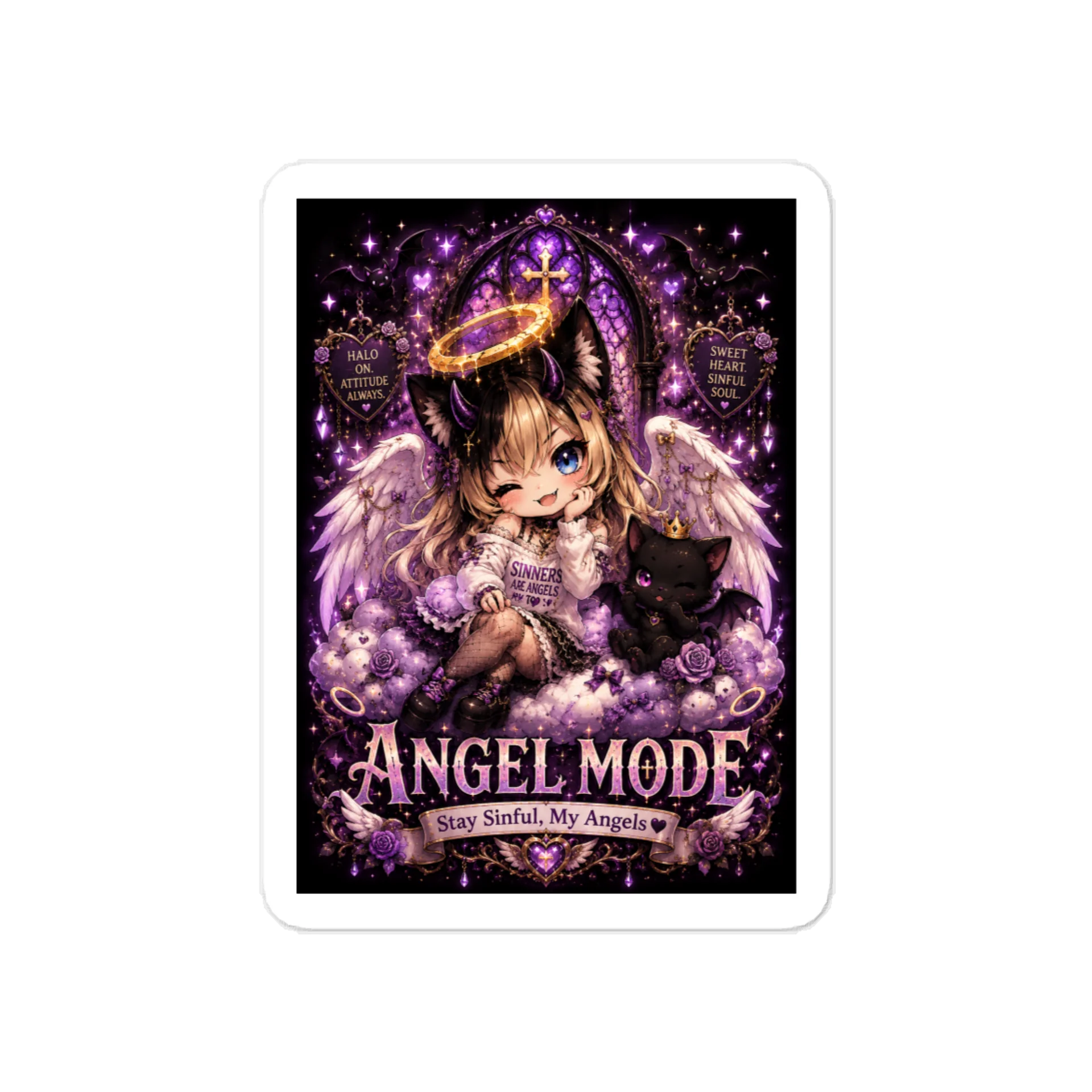 🪽 Angel Mode Vinyl Decal product image (1)