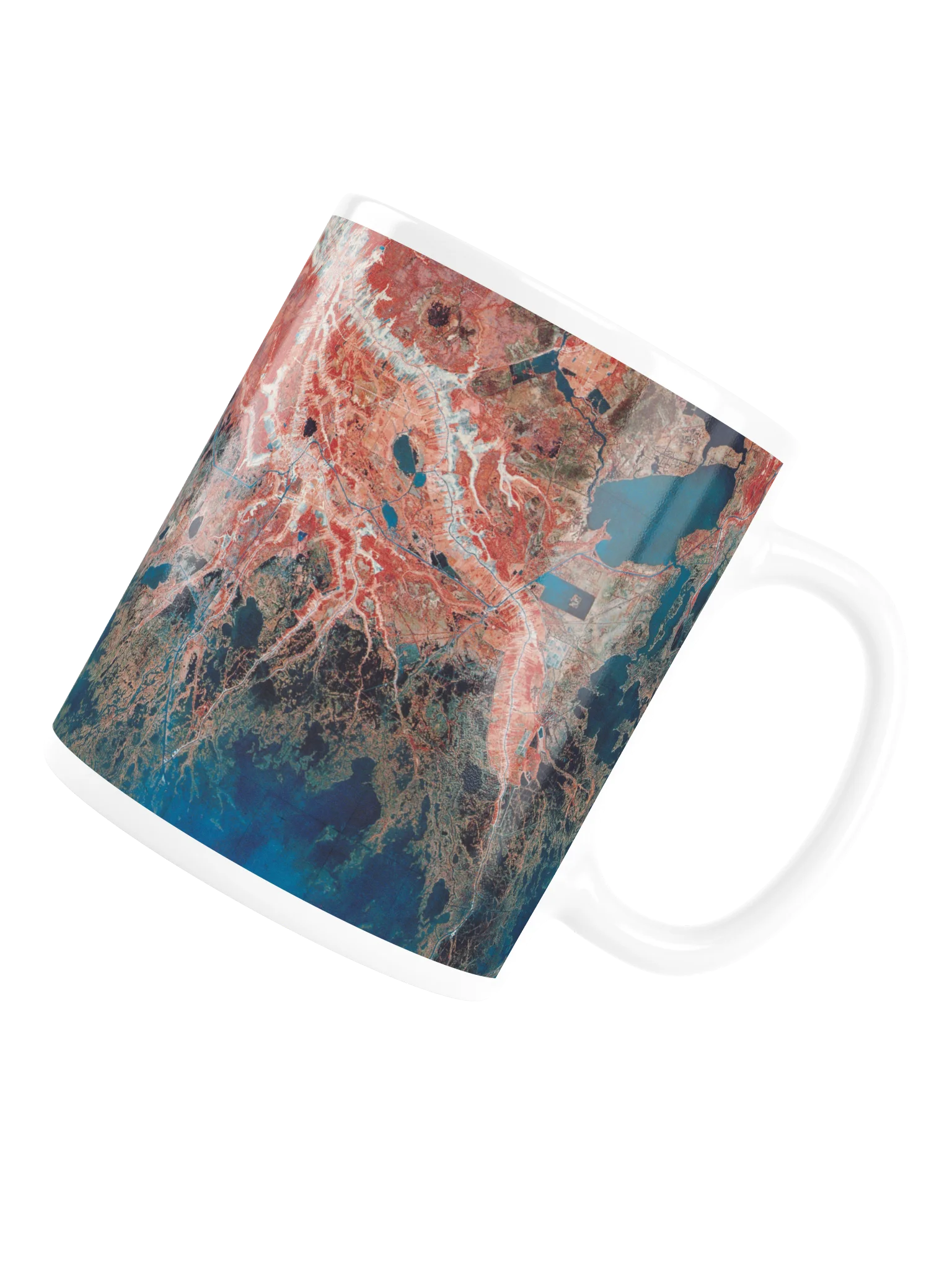 A Coastal Atlas Glossy Mug product image (6)