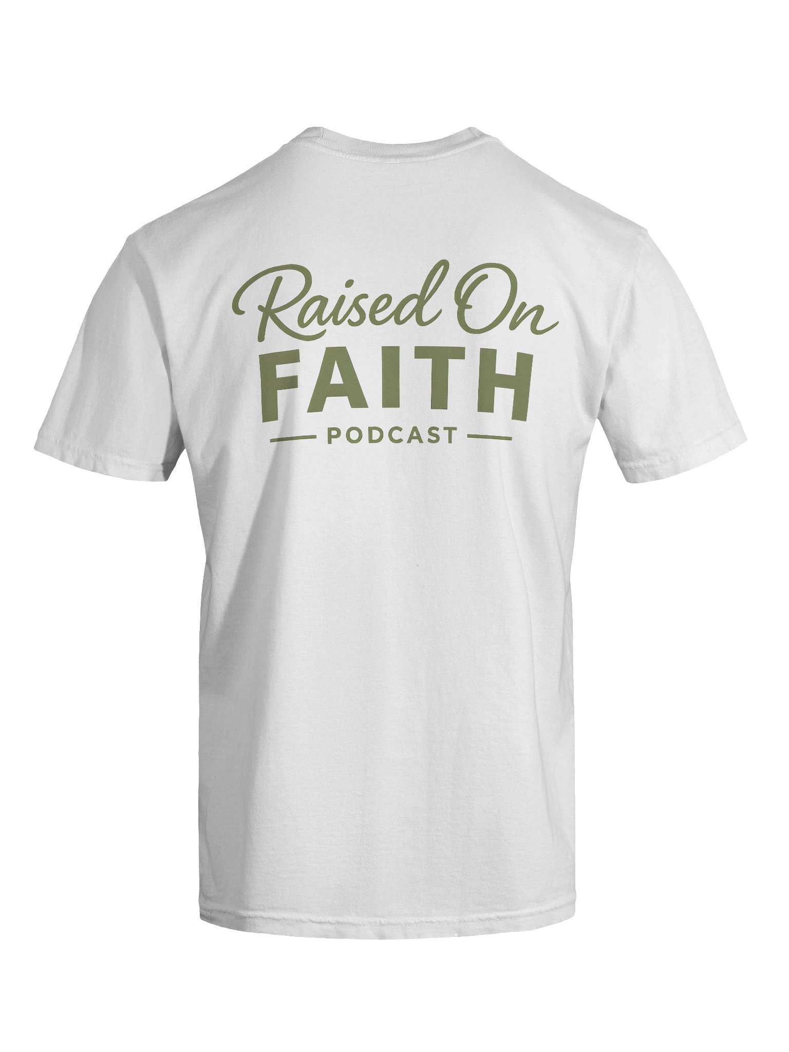 Raised on Faith Tee - White/Green product image (7)