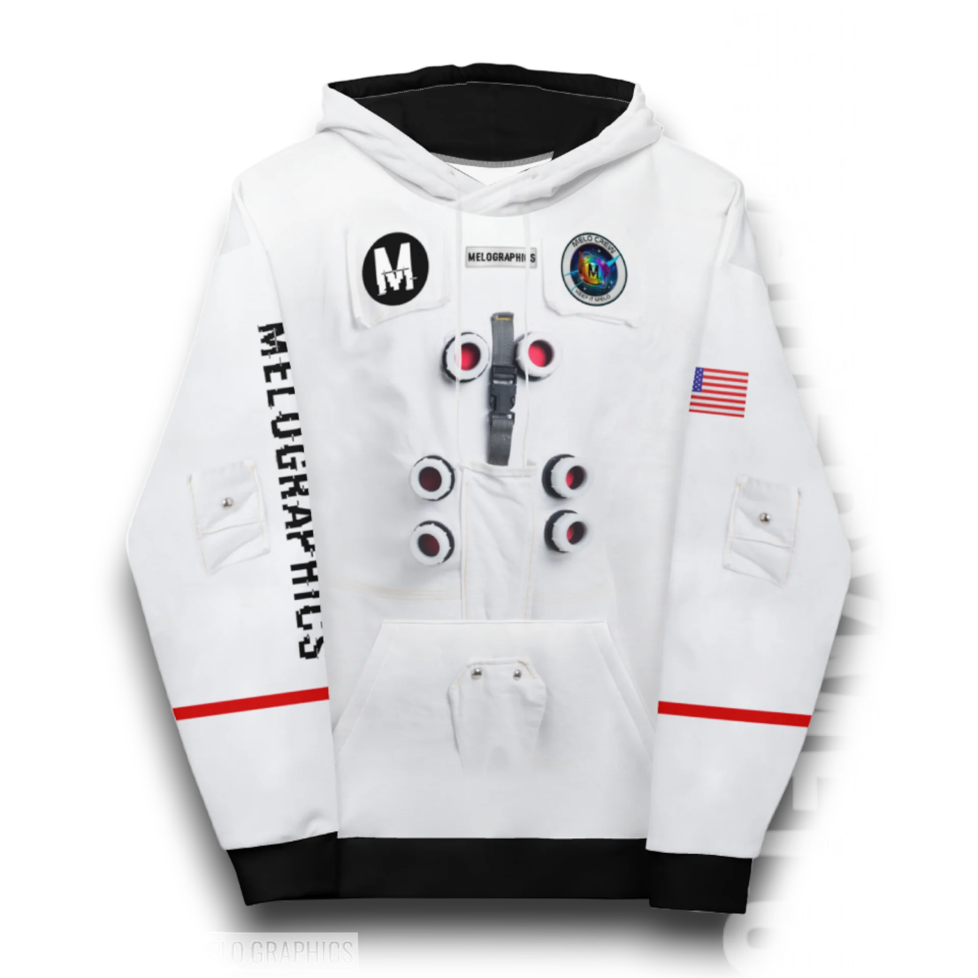 Astronaut Suit: #MeloCrew - Ultimate Hoodie | #MadeByMELO product image (5)