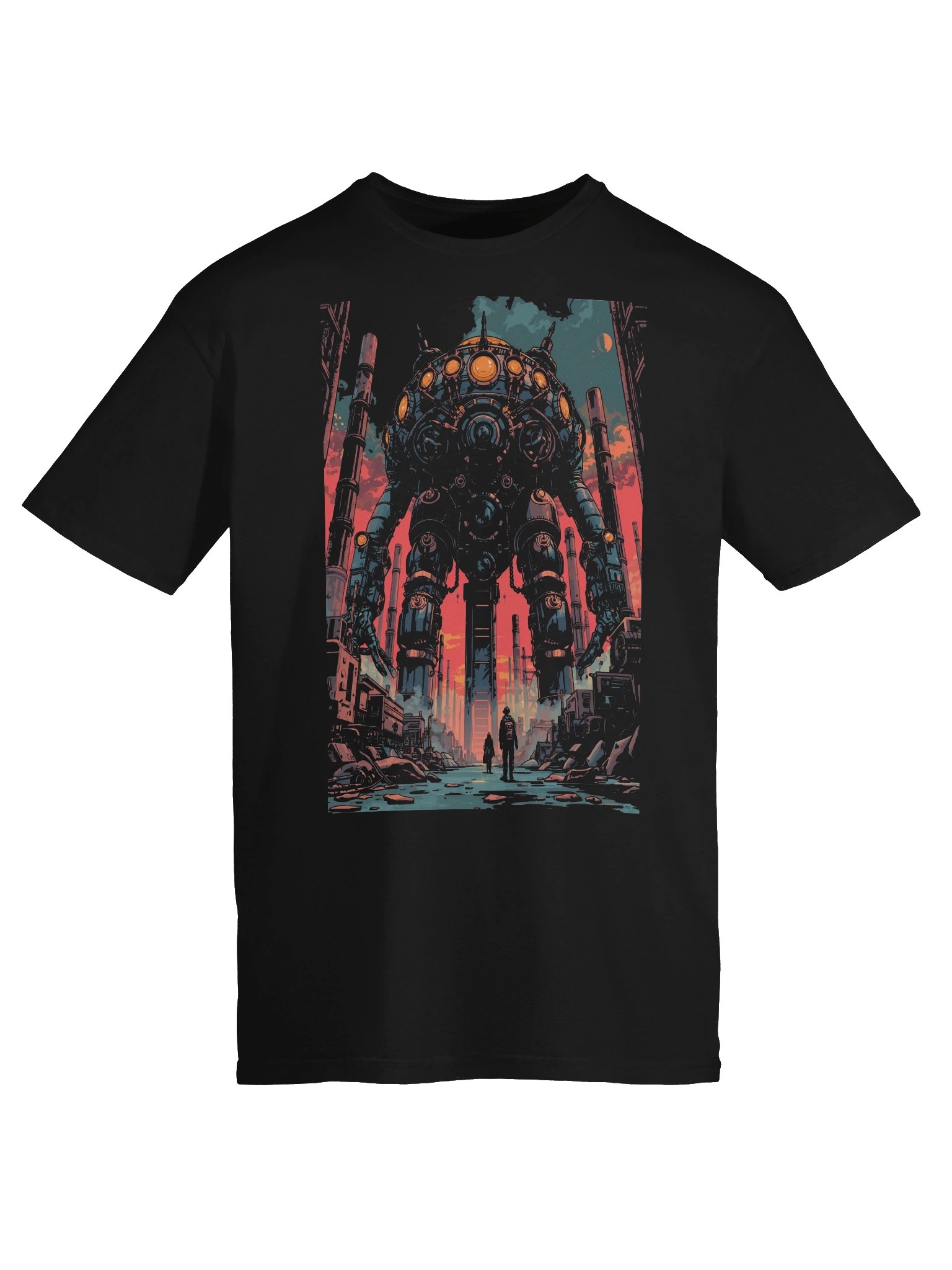Giant Mech Retro-Futurist T-Shirt product image (4)