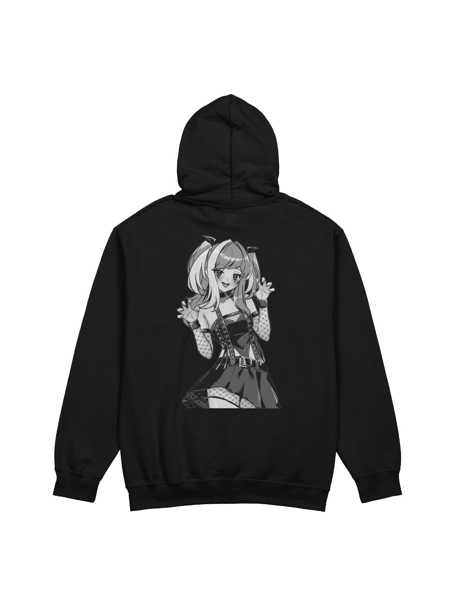 PixieGloom Monochrome Metal Double Print Hoodie product image (2)