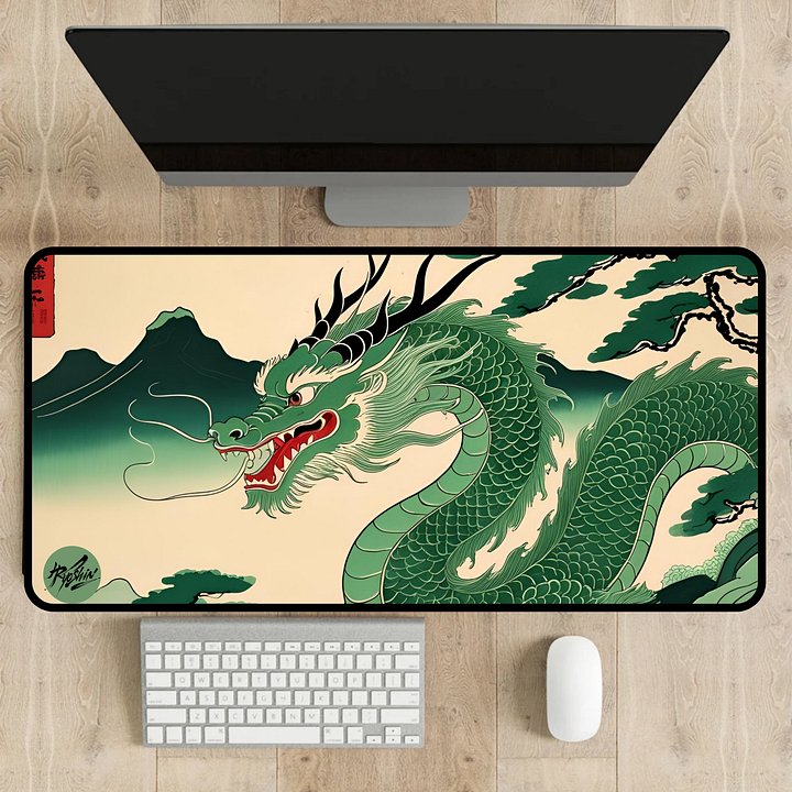 Ryoshin - Forest Guardian (Mori no Shugosha), Ancient Ryū Collection, Desk Mat product image (1)