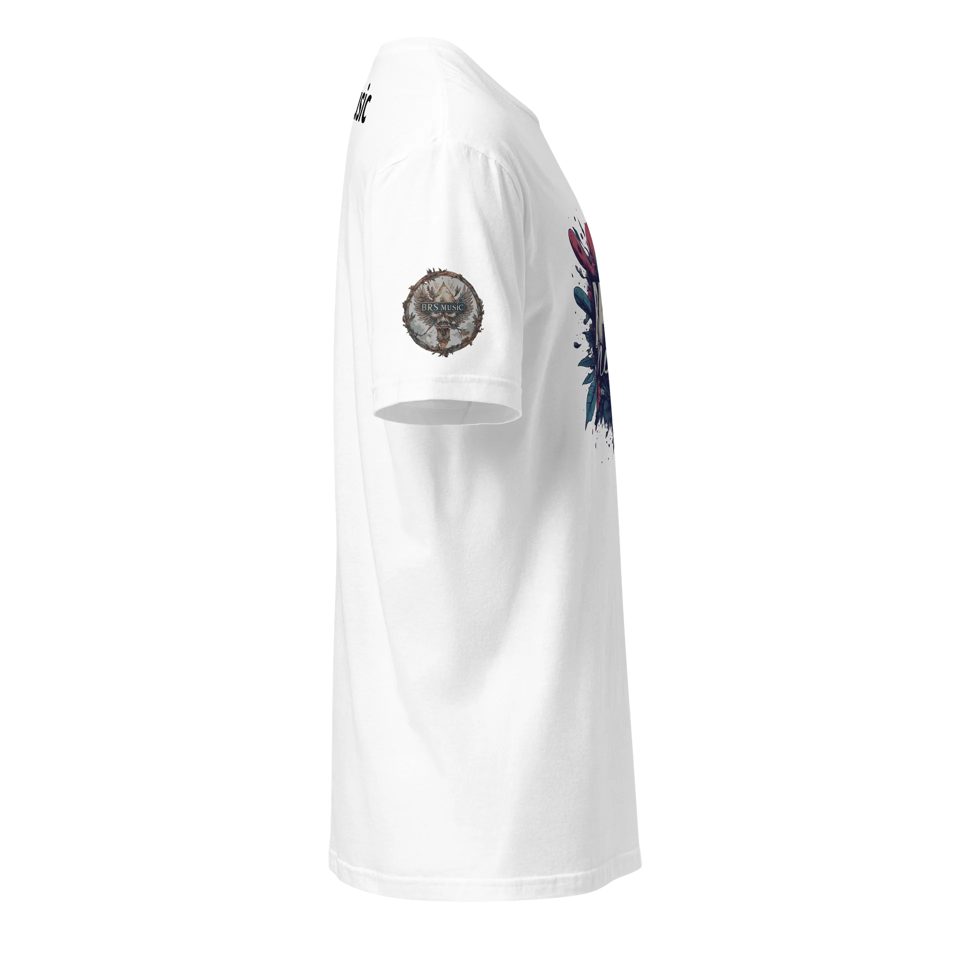 BRSmusic logo white t-shit product image (4)