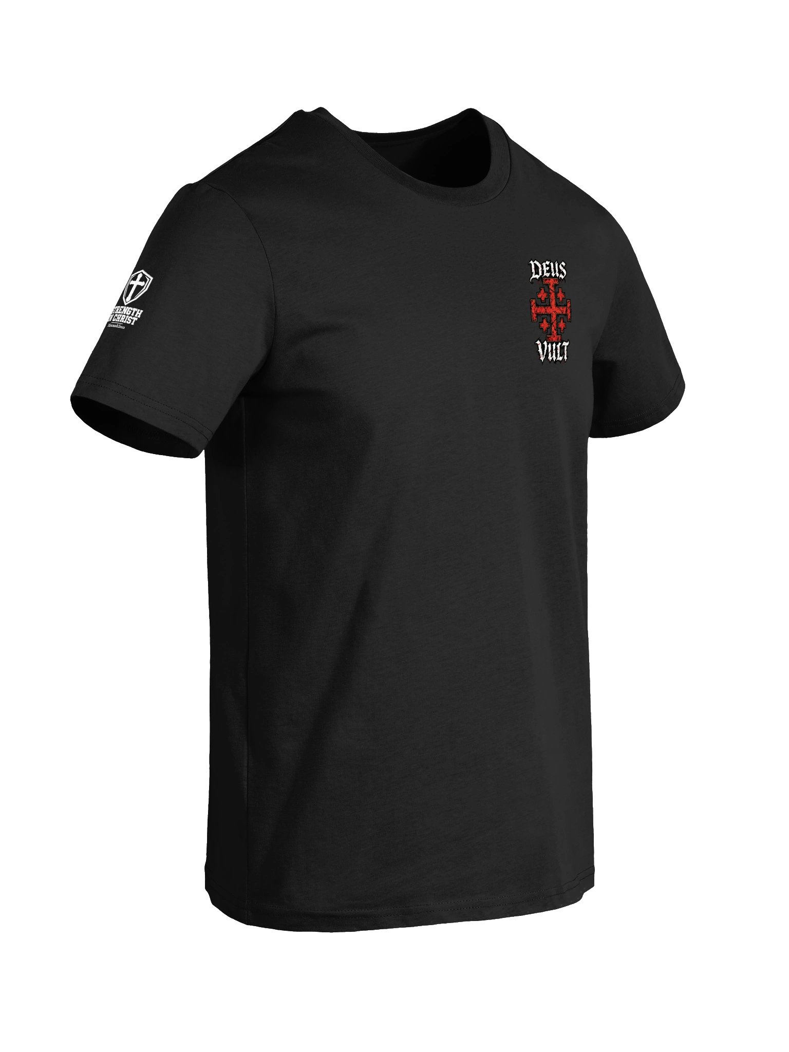 DEUS VULT Gothic Cross T-Shirt product image (61)