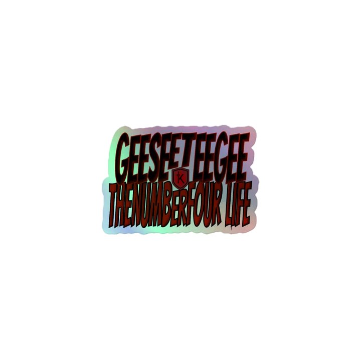 GEESEETEEGEE - Holosticker product image (1)