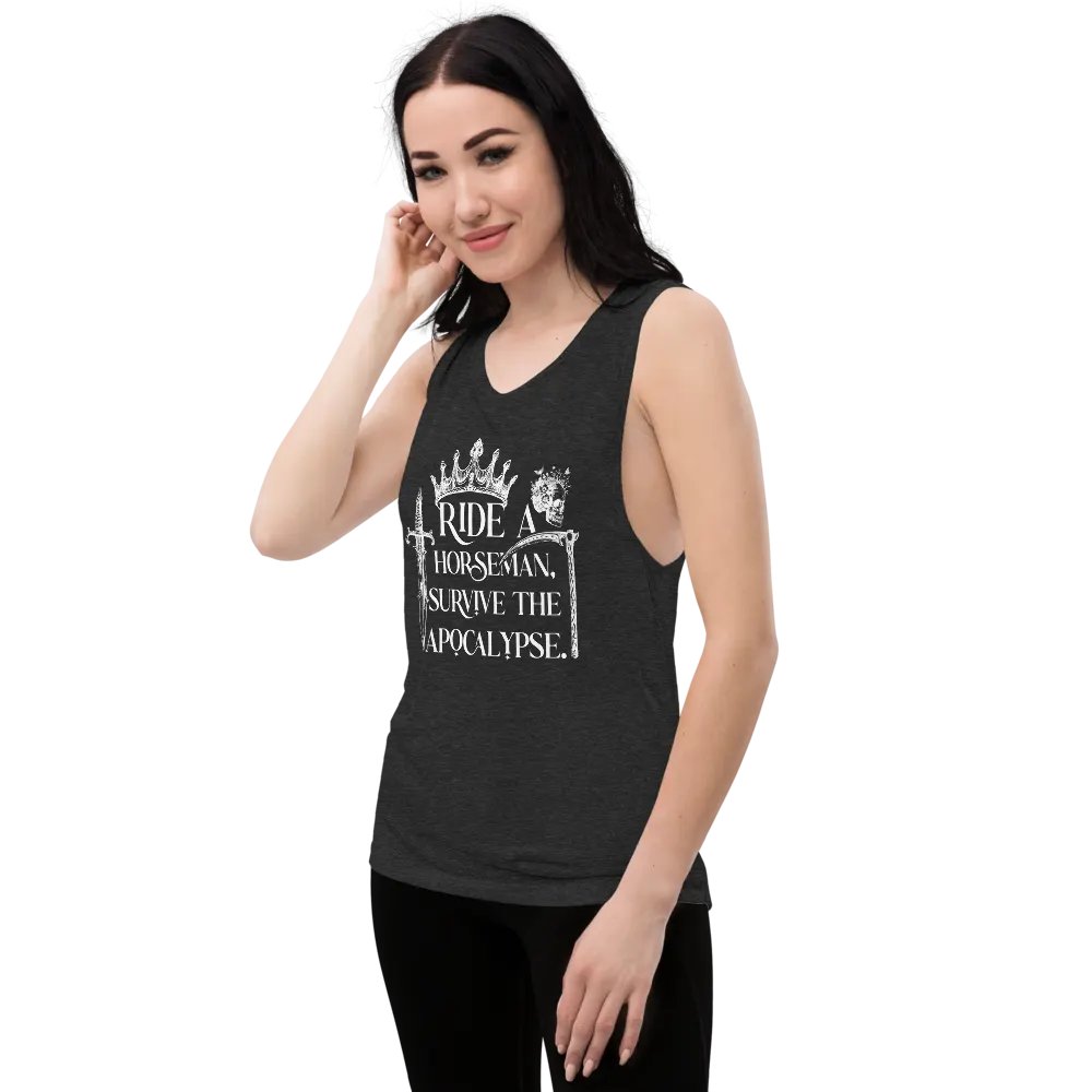Ride a Horseman Bella+Canvas Women's Flowy Muscle Tank product image (9)