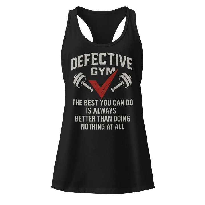 Defective Gym Racerback Tank product image (1)