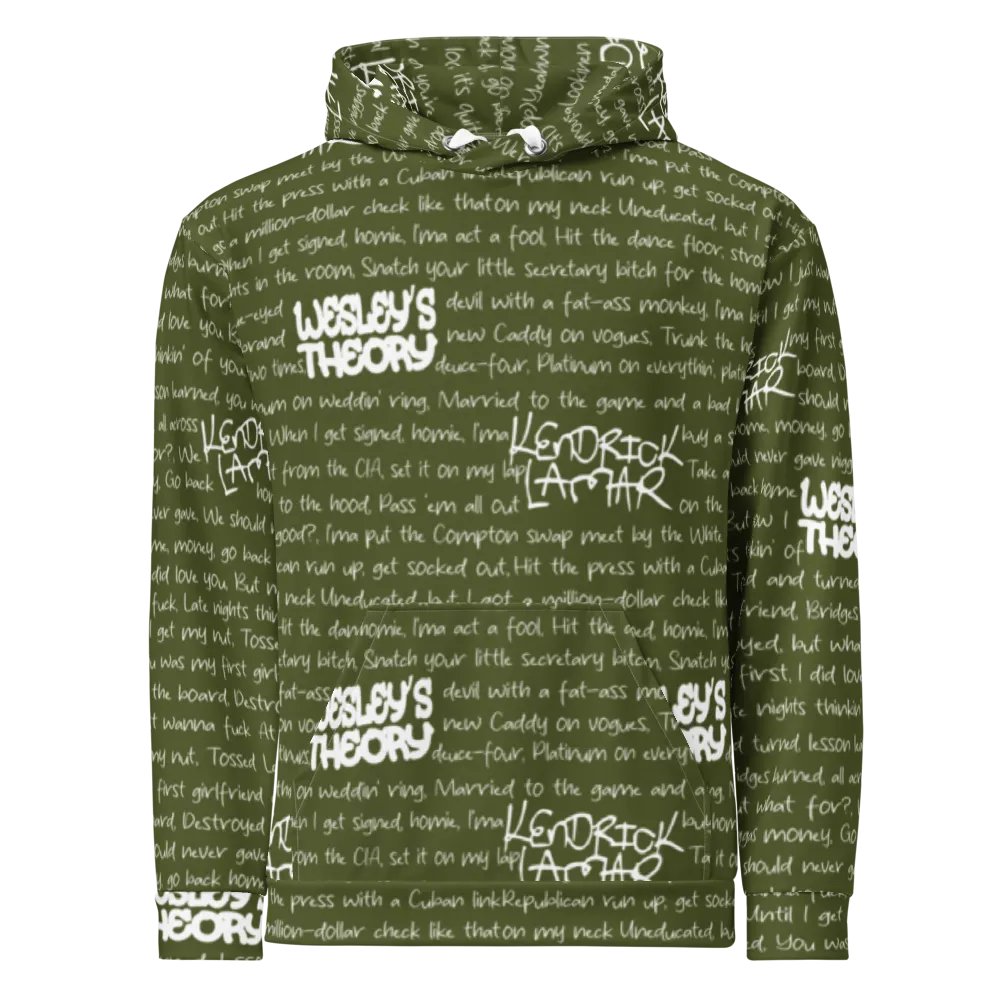 Wesley's Theory - Kendrick Lamar- GREEN - Unisex Hoodie product image (2)