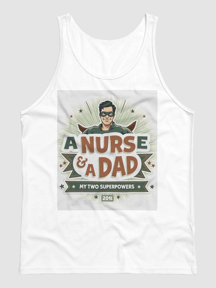 Superhero Nurse & Dad Tank product image (3)