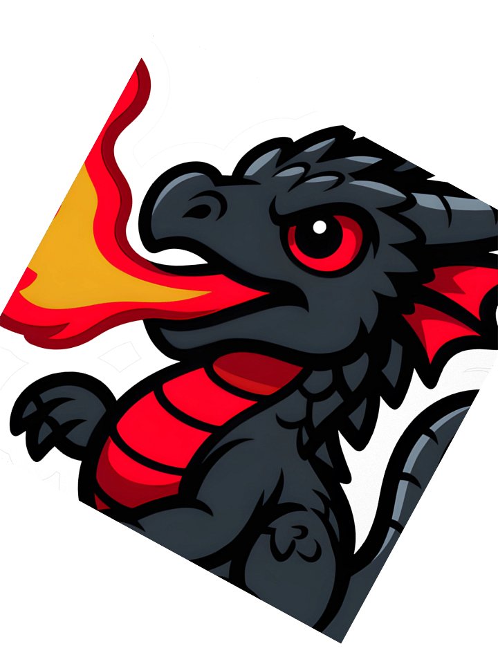 Char the Baby Dragon's Kiss Cut Stickers product image (5)