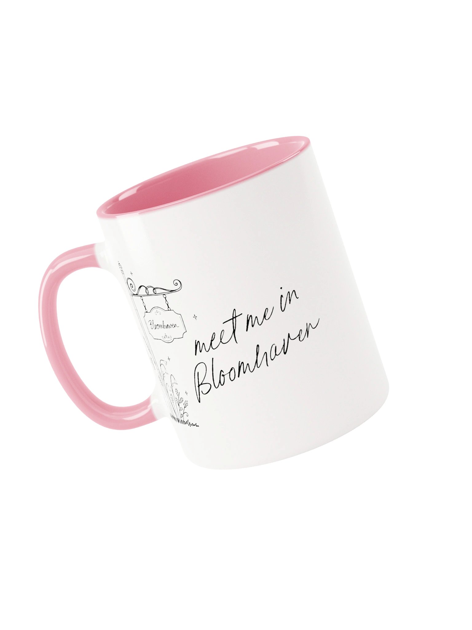 Meet Me In Bloomhaven Mug With Colored Handle product image (3)
