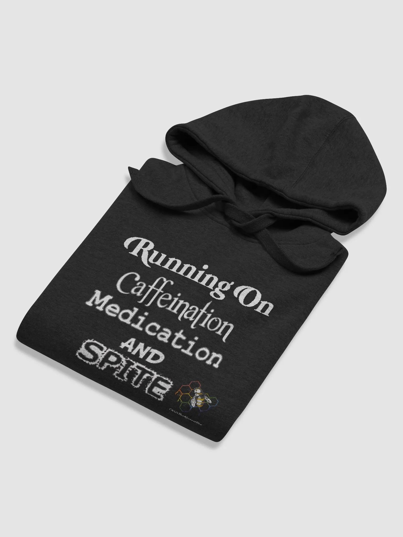 Running on Black Hoodie product image (5)